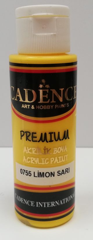 Cadence akrylová farba 70ml 0755 lemon yellow