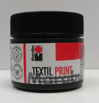 Marabu textil print 100 ml   974 carbon black 