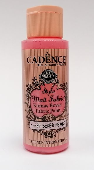 Cadence Style matt fabric  639 cukríkovo ružová