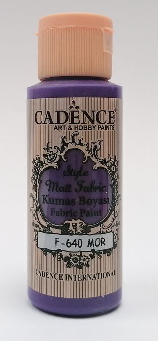 Cadence Style matt fabric  640 fialová