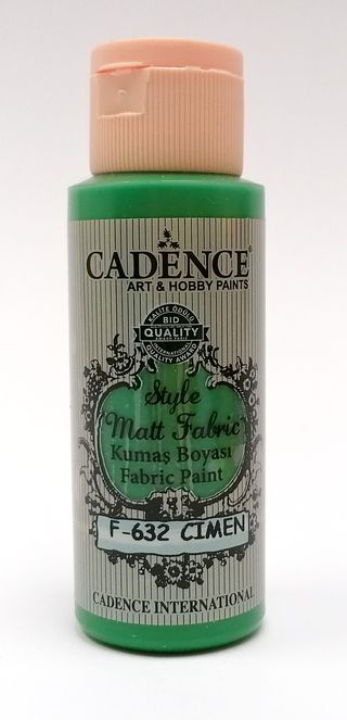 Cadence Style matt fabric  632 trávovo zelená