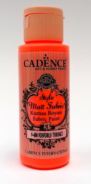 Cadence Style matt fabric  650 fluorescenčná oranžová