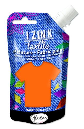 Izink textile 80ml - 80721 - oranžováá