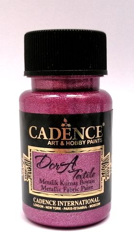 Cadence Dora textil metalická farba na textil 1144 - DOPREDAJ