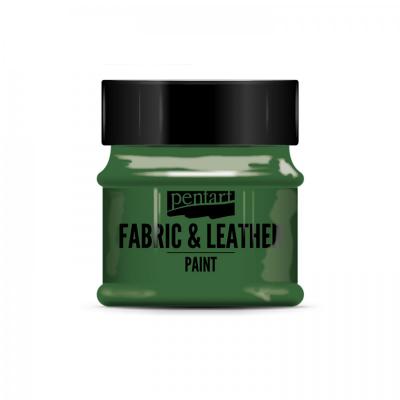 Pentart fabric/leather paint  zelená
