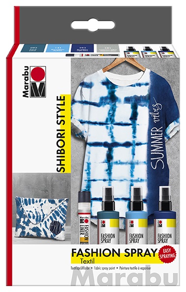 Marabu Fashion Spray - SHIBORI STYLE 3x100ml