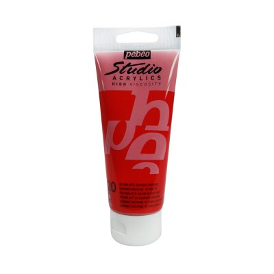 Pébéo Studio acrylics 100 ml - 020 quinacridone scarlet