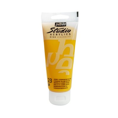 Pébéo Studio acrylics 100 ml - 023 medium  cadmium yellow