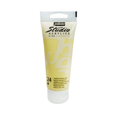 Pébéo Studio acrylics 100 ml - 024 naples yellow