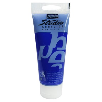 Pébéo Studio acrylics 100 ml - 025 opaque light ultramarine