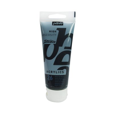 Pébéo Studio acrylics 100 ml - 026 mars black