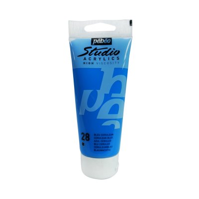 Pébéo Studio acrylics 100 ml - 028 cerulean blue