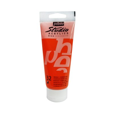 Pébéo Studio acrylics 100 ml - 032 cadmium orange