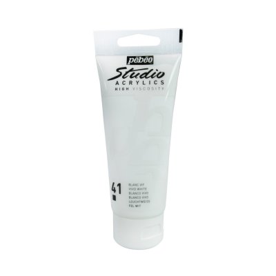 Pébéo Studio acrylics 100 ml - 041 vivid white