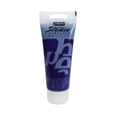 Pébéo Studio acrylics 100 ml - 047 dark cobalt violet