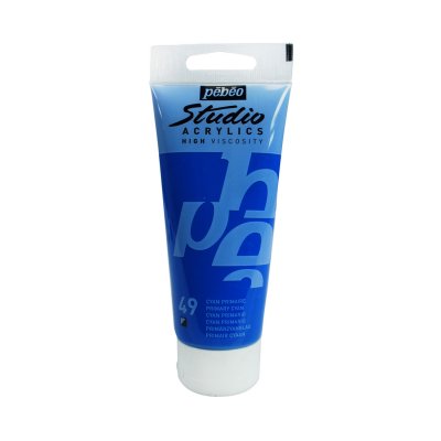 Pébéo Studio acrylics 100 ml - 049 primary cyan