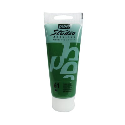 Pébéo Studio acrylics 100 ml - 061 green earth