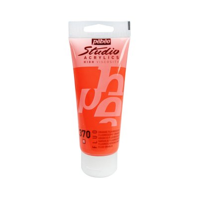 Pébéo Studio acrylics 100 ml - 370 fluorescent orange