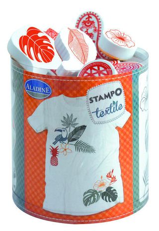 STAMPO TEXTILE -  TROPICAL -  10 ks