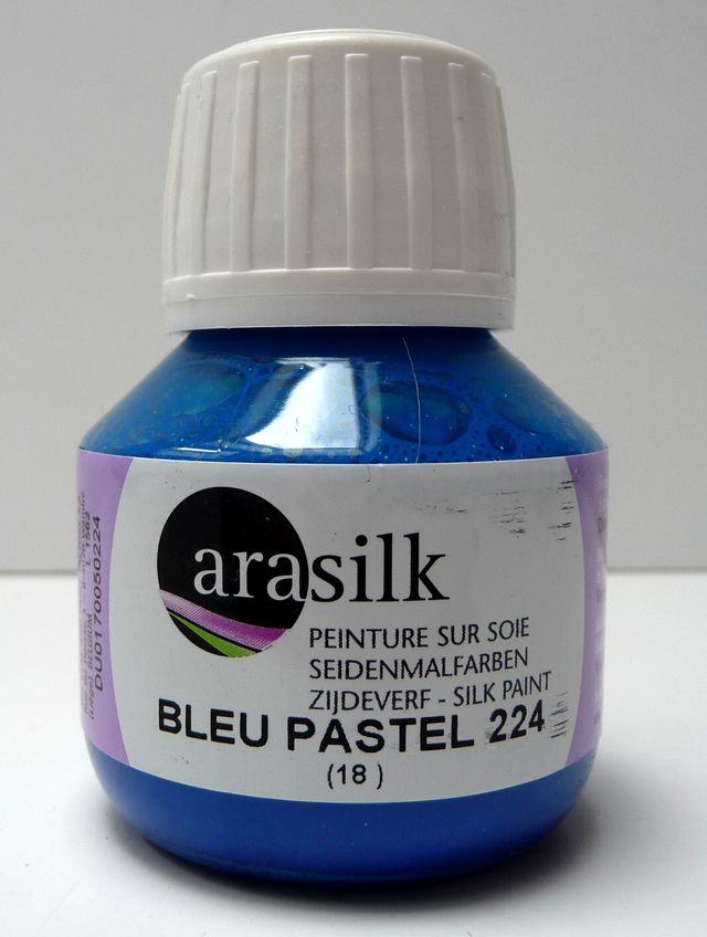 Ara silk by Dupont pastelovo modrá 224