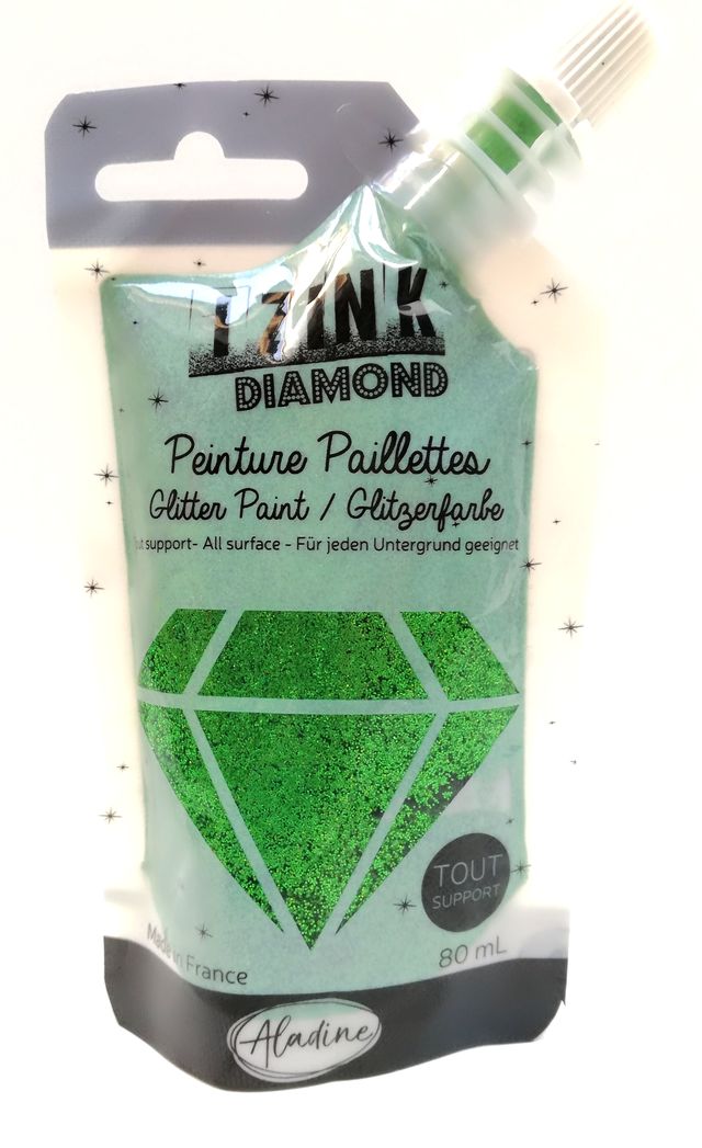 Izink diamond trávovo zelená 80842