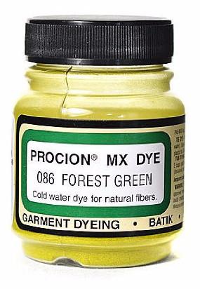Jacquard Procion MX dye 2086 forest green
