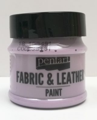 Pentart fabric/leather paint vintage fialová