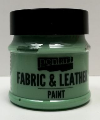 Pentart fabric/leather paint pistáciová