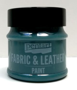 Pentart fabric/leather paint fľaškovo zelená