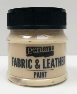 Pentart fabric/leather paint béžová