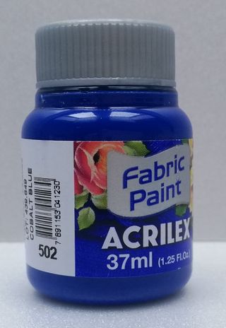 Acrilex farba na textil 502 cobalt blue