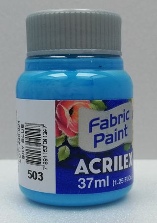 Acrilex farba na textil 503 sky blue