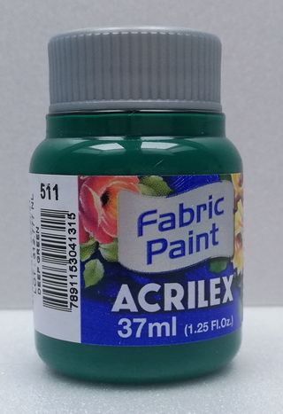 Acrilex farba na textil 511 deep green