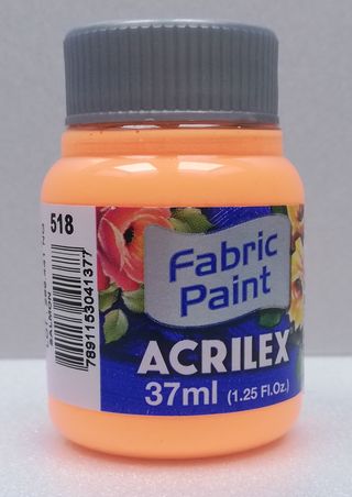Acrilex farba na textil 518 salmon