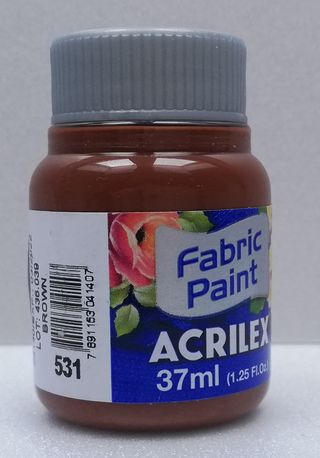 Acrilex farba na textil 531 brown