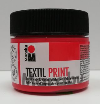 Marabu textil print 100 ml   913 pyrolle red