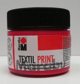 Marabu textil print 100 ml   914 primary magenta