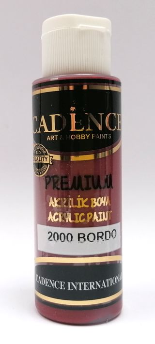 Cadence akrylová farba 70ml 2000 bordo