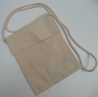 Vrecko na krk so šnúrkou 16x19cm bavlnené