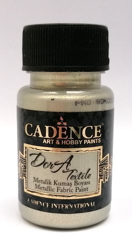 Cadence Dora textil metalická farba na textil 1137