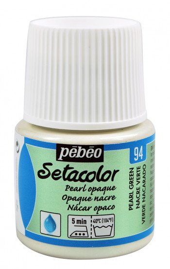 Pebeo Setacolor opaque 94 pearl green