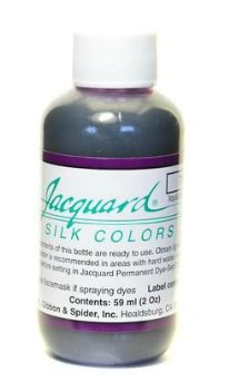 Jacquard silk colour 718 - purple