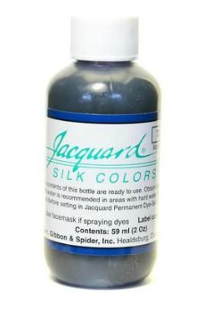 Jacquard silk colour 721 - night blue