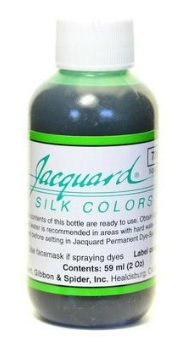 Jacquard silk colour 735 - kelly green