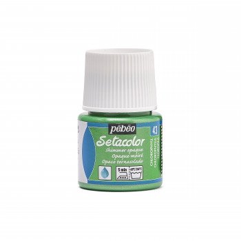 Pebeo Setacolor opaque 43 shimmer chlorophylle