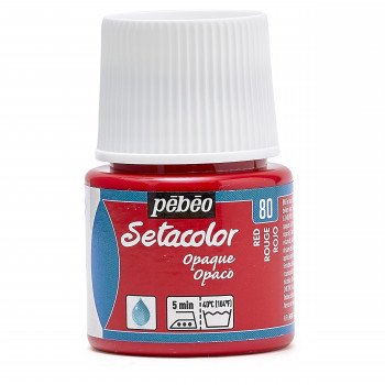 Pebeo Setacolor opaque 80 red